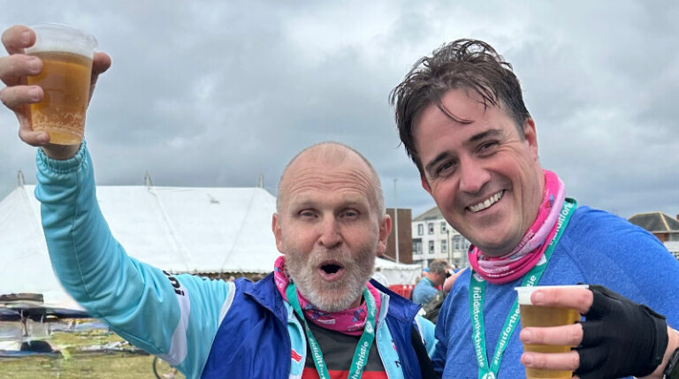 The Lycra Lads ride in support of the molly Watt Trust