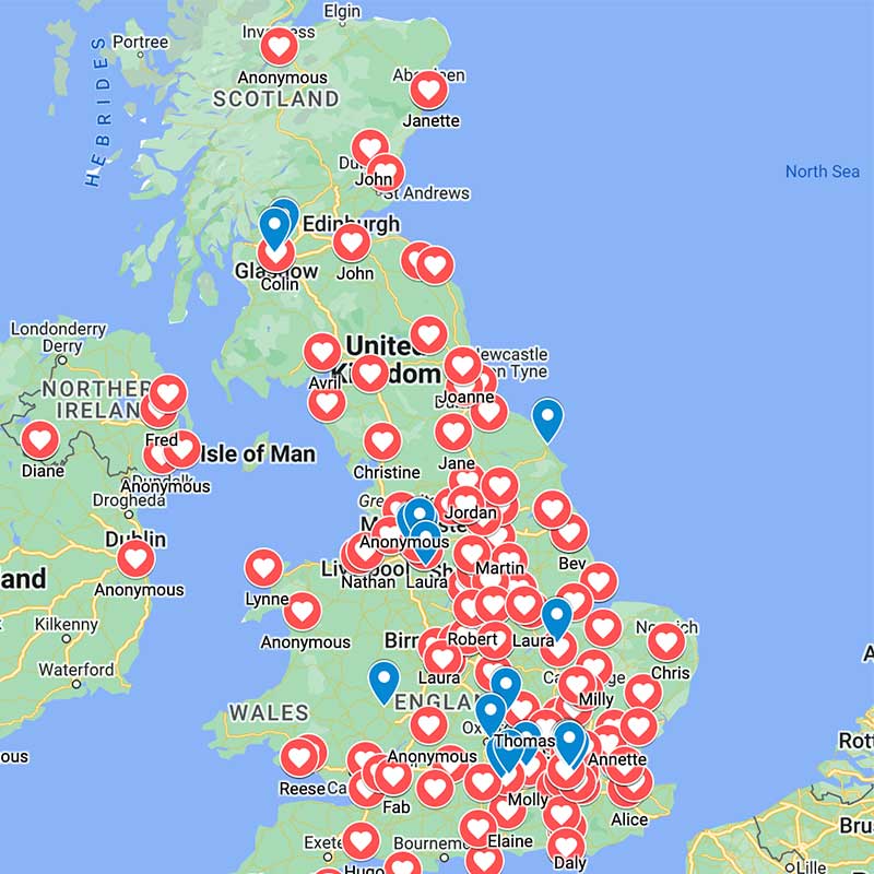 Map of the Usher Community